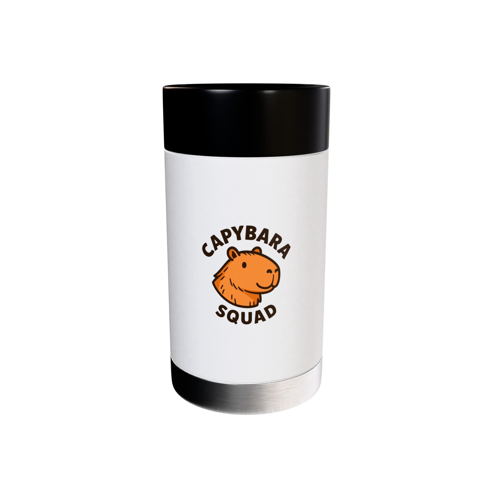 Drink Like a Capybara white tumbler